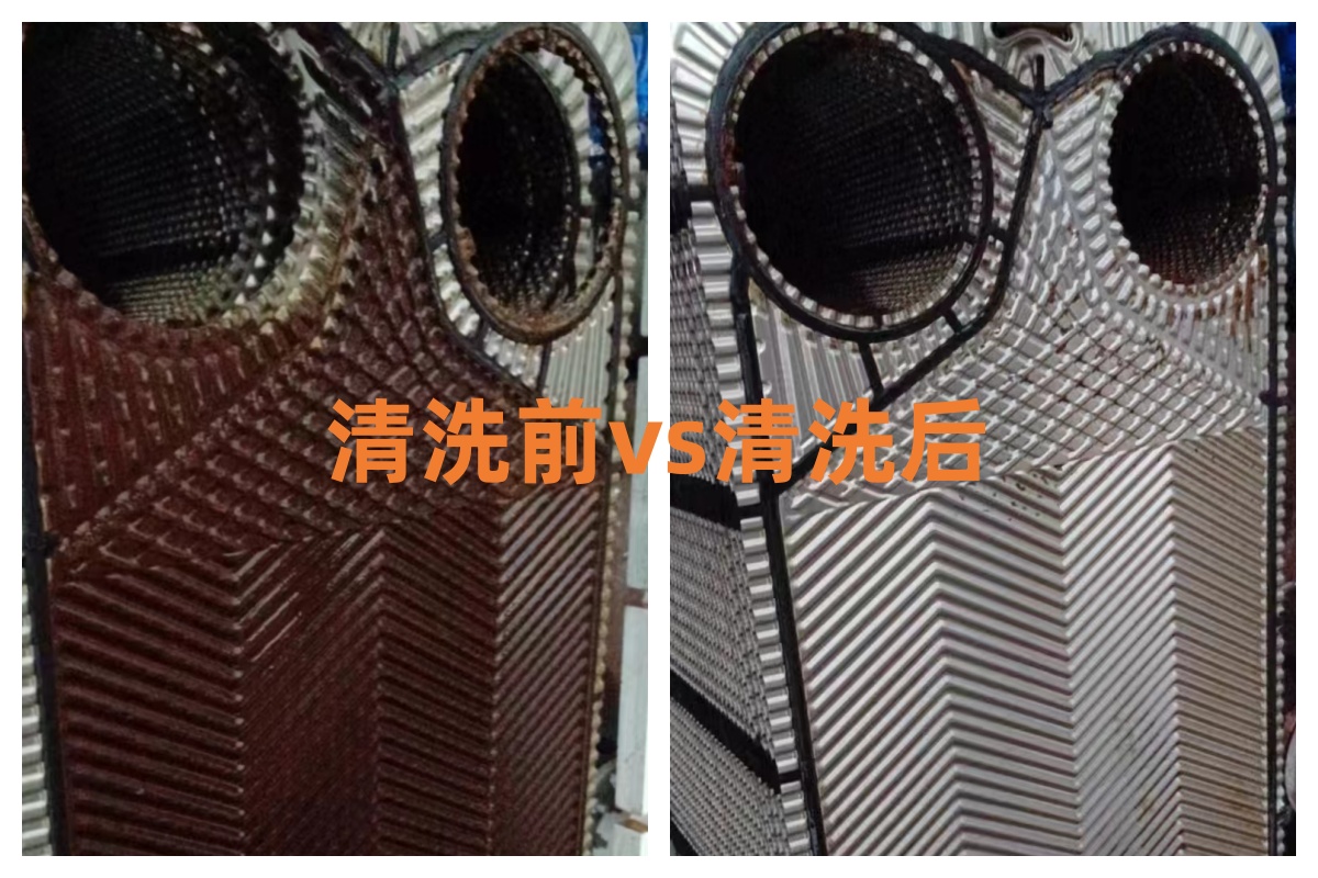 6800平板式換熱器片循環清洗(圖1)